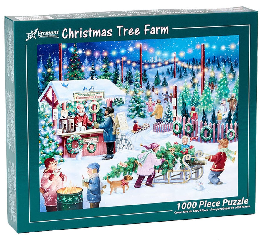 Vermont Christmas Co. Christmas Tree Farm Puzzle 1000pcs