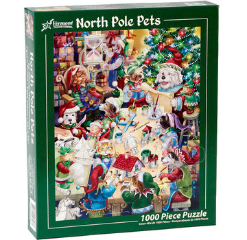 Vermont Christmas Company Vermont Christmas Co. North Pole Pets Puzzle 1000pcs