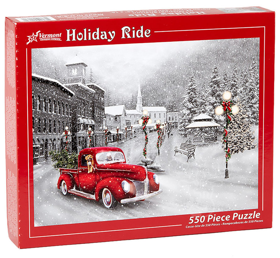 Vermont Christmas Co. Holiday Ride Puzzle 550pcs