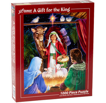 Vermont Christmas Company Vermont Christmas Co. A Gift for the King Puzzle 1000pcs