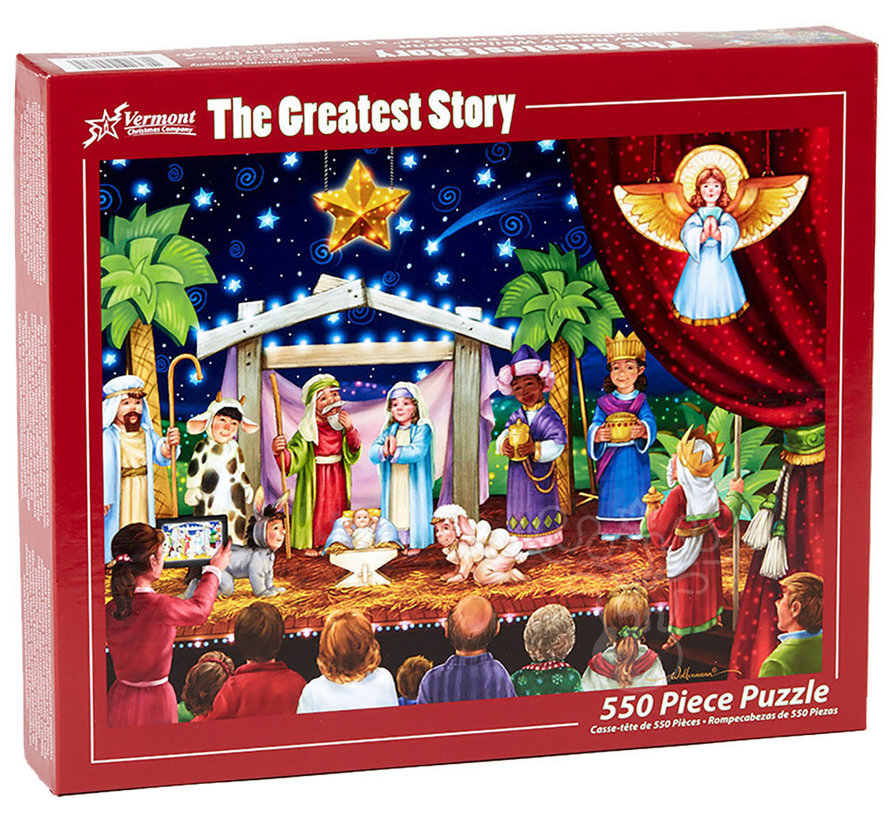 Vermont Christmas Co. The Greatest Story Puzzle 550pcs