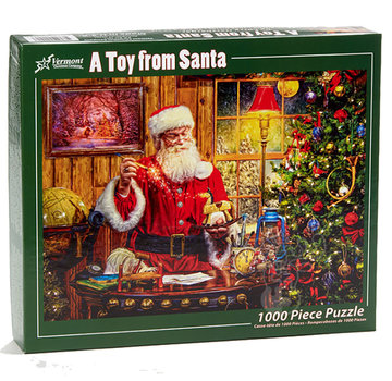 Vermont Christmas Company Vermont Christmas Co. A Toy from Santa Puzzle 1000pcs