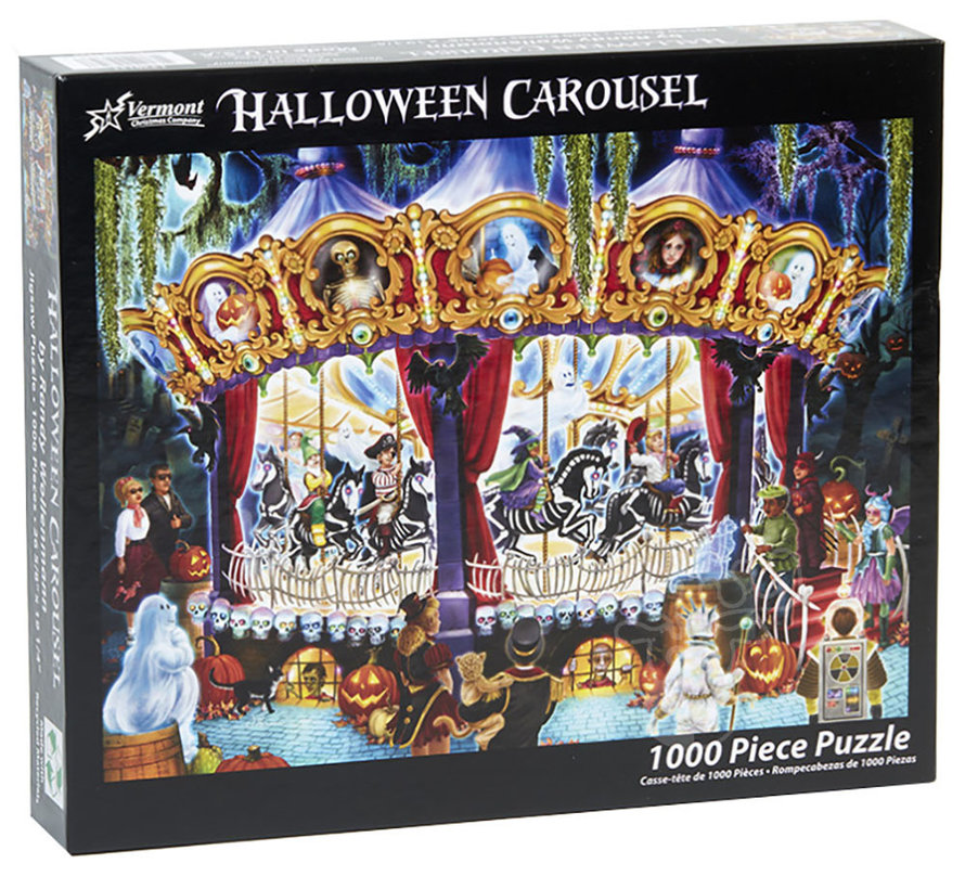 Vermont Christmas Co. Halloween Carousel Puzzle 1000pcs