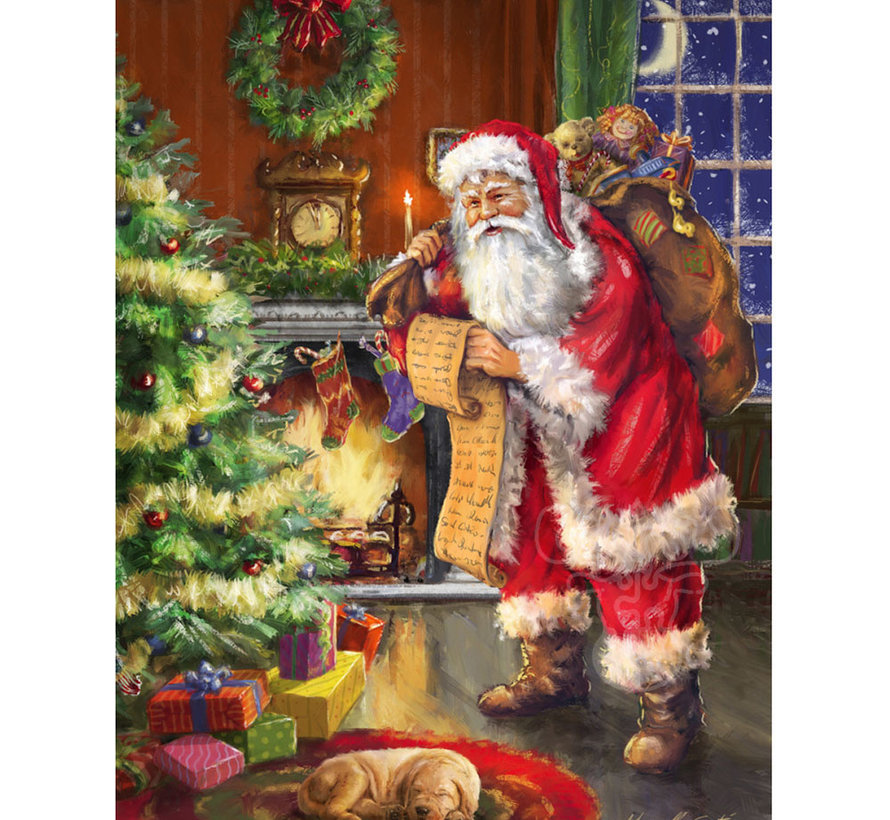 Vermont Christmas Co. Santa Claus Puzzle 550pcs