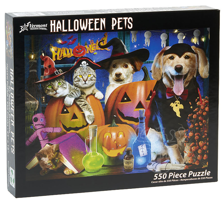 Vermont Christmas Co. Halloween Pets Puzzle 550pcs