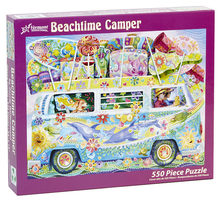 Vermont Christmas Co. Beachtime Camper Puzzle 550pcs
