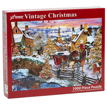 Vermont Christmas Company Vermont Christmas Co. Vintage Christmas Puzzle 1000pcs