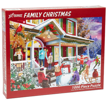 Vermont Christmas Company Vermont Christmas Co. Family Christmas Puzzle 1000pcs