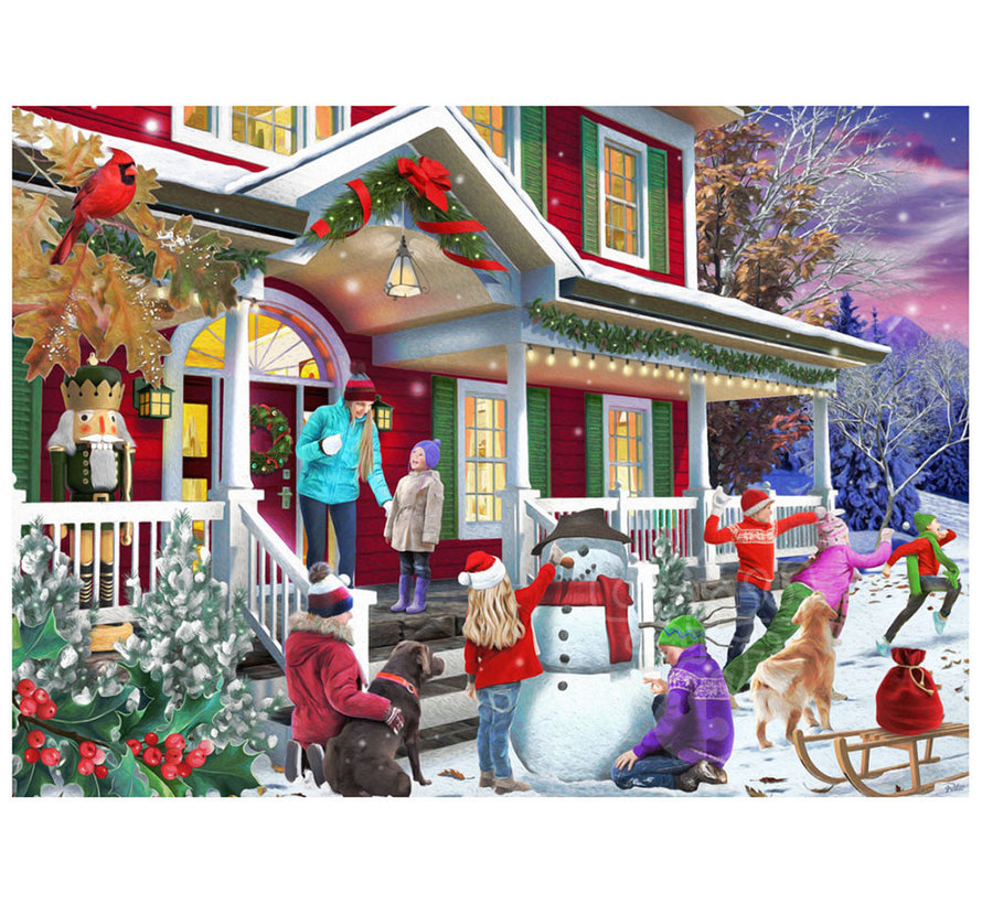 Vermont Christmas Co. Family Christmas Puzzle 1000pcs