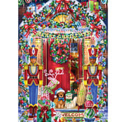 Vermont Christmas Company Vermont Christmas Co. Christmas Welcome Puzzle 1000pcs