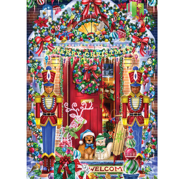 Vermont Christmas Company Vermont Christmas Co. Christmas Welcome Puzzle 1000pcs