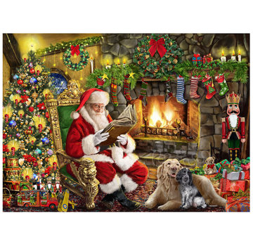 Vermont Christmas Company Vermont Christmas Co. Fireside Santa Puzzle 1000pcs