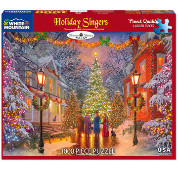 White Mountain White Mountain Holiday Singers Puzzle 1000pcs