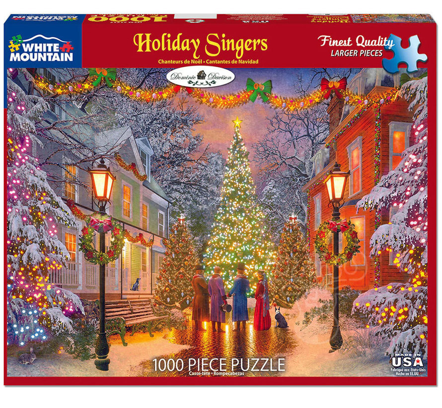 White Mountain Holiday Singers Puzzle 1000pcs