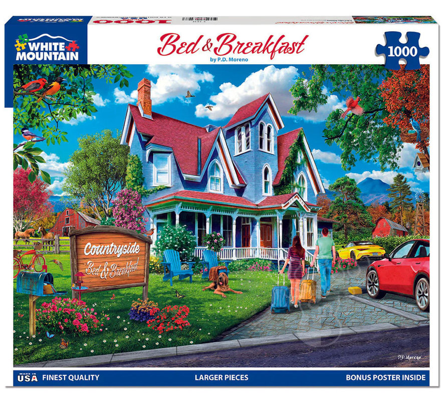 White Mountain Bed & Breakfast Puzzle 1000pcs