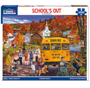 White Mountain White Mountain Schools Out Puzzle 1000pcs