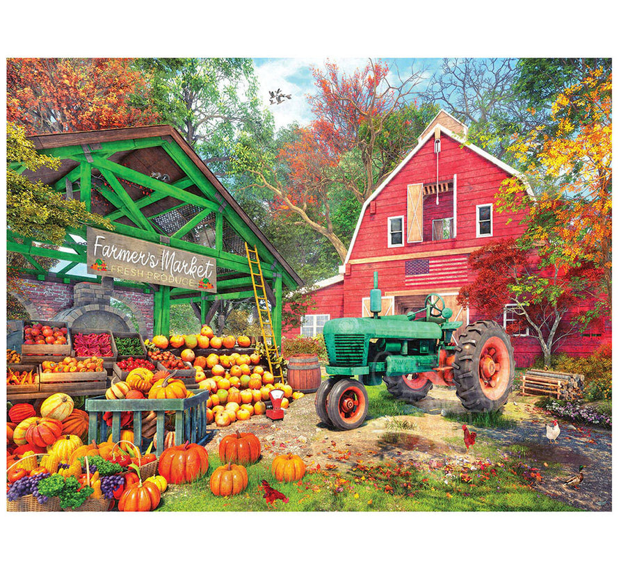 White Mountain Farmer's Market Puzzle 500pcs