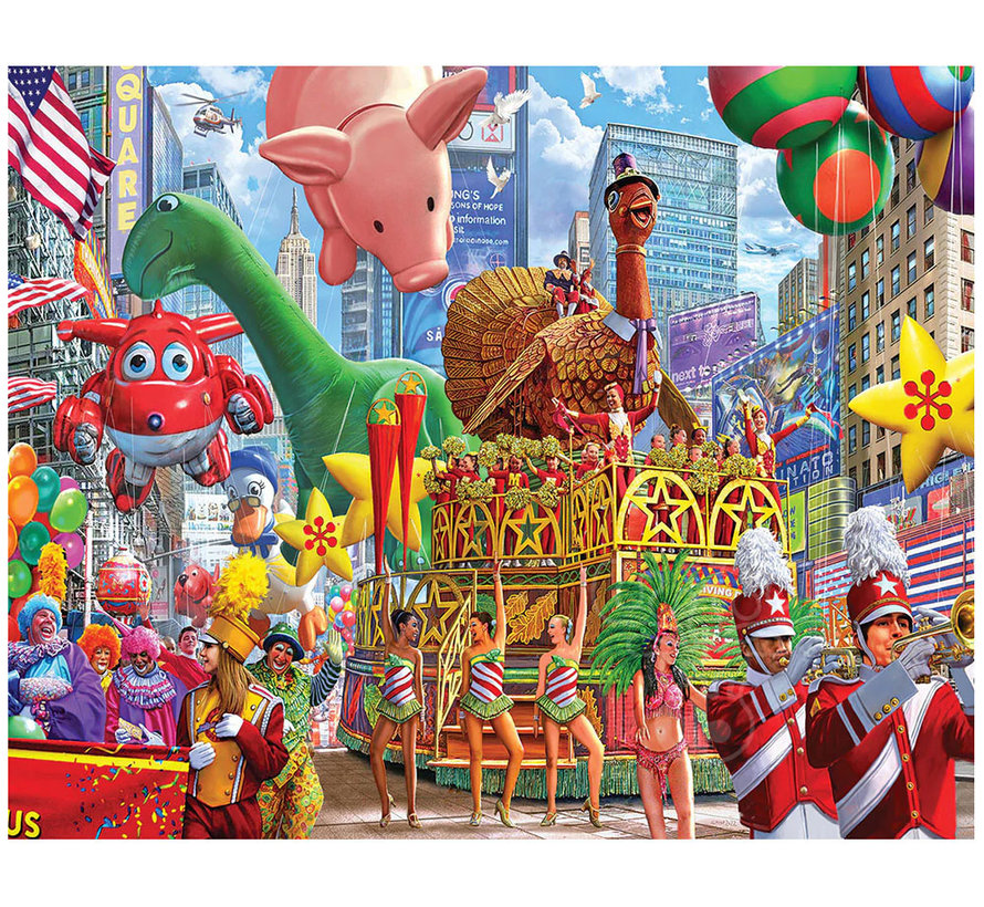 White Mountain Thanksgiving Parade Puzzle 1000pcs