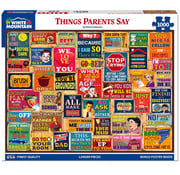 White Mountain White Mountain Things Parents Say Puzzle 1000pcs