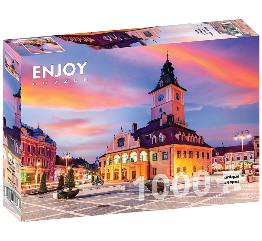 FINAL SALE Enjoy The Council Square (Piata Sfatului), Brasov Puzzle 1000pcs