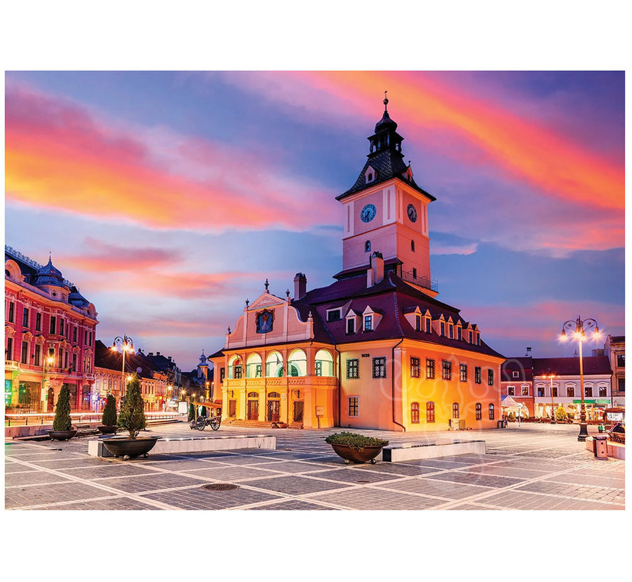FINAL SALE Enjoy The Council Square (Piata Sfatului), Brasov Puzzle 1000pcs
