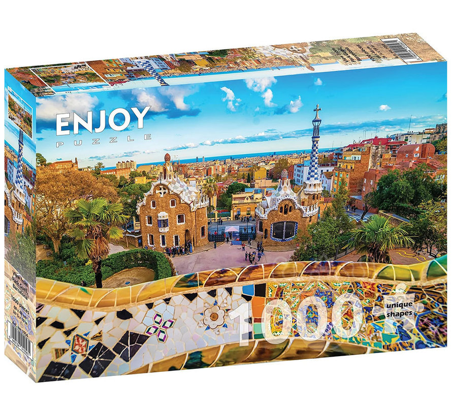 Enjoy View from Park Guell, Barcelona Puzzle 1000pcs