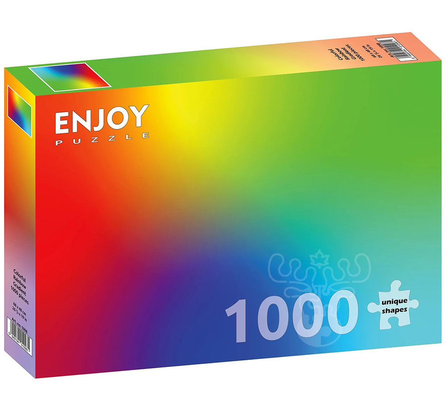 Enjoy Colourful Rainbow Gradient Puzzle 1000pcs