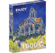 ENJOY Puzzle Enjoy Vincent Van Gogh: The Church in Auvers-sur-Oise Puzzle 1000pcs