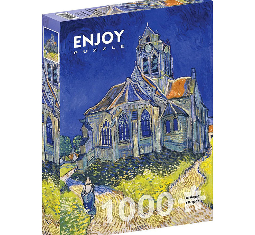 Enjoy Vincent Van Gogh: The Church in Auvers-sur-Oise Puzzle 1000pcs