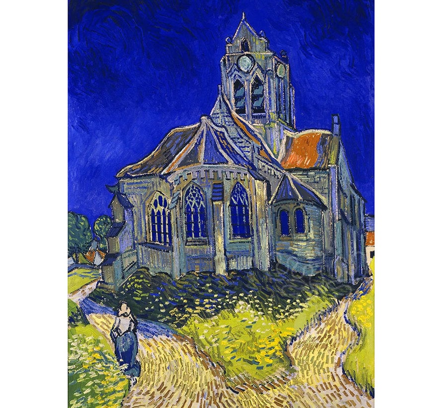 Enjoy Vincent Van Gogh: The Church in Auvers-sur-Oise Puzzle 1000pcs