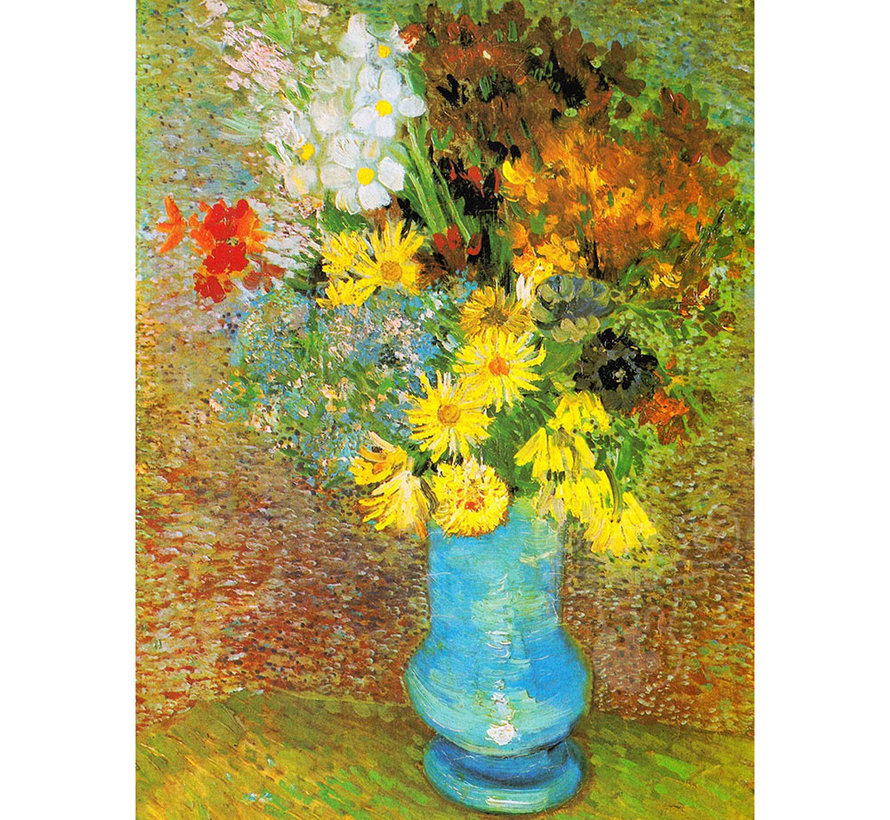Enjoy Vincent Van Gogh: Vase with Daisies and Anemones Puzzle 1000pcs