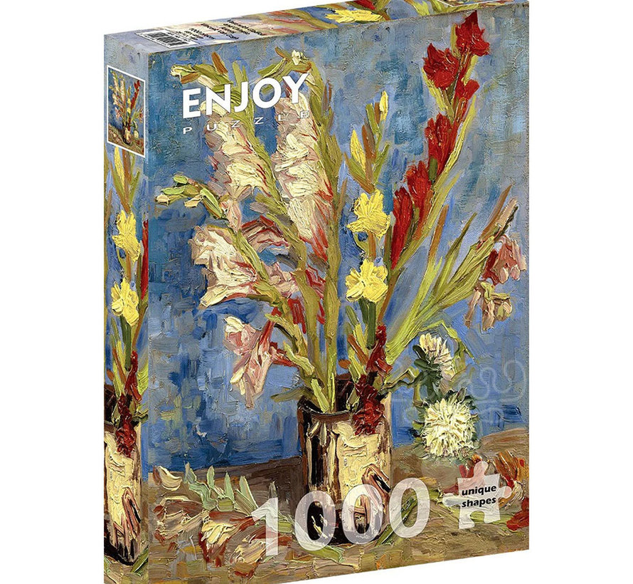 Enjoy Vincent Van Gogh: Vase with Gladioli and Chinese Asters Puzzle 1000pcs