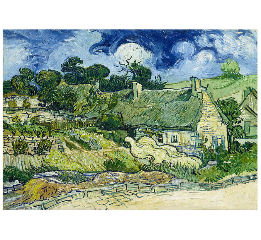 Enjoy Vincent Van Gogh: Thatched Cottages at Cordeville Puzzle 1000pcs