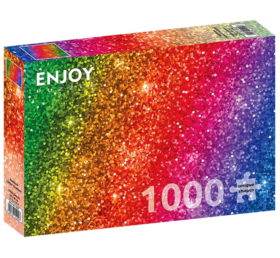 Enjoy Rainbow Glitter Gradient Puzzle 1000pcs