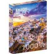ENJOY Puzzle Enjoy Sunset over Santorini Puzzle 1000pcs