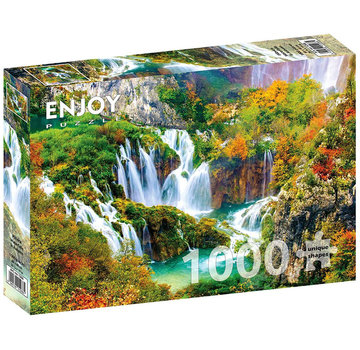 ENJOY Puzzle Enjoy Plitvice Waterfalls in Autumn Puzzle 1000pcs