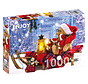 Enjoy Teddy Bears with Santa Hats Puzzle 1000pcs