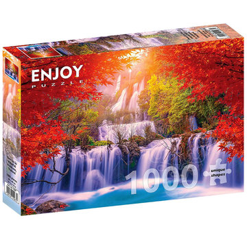 ENJOY Puzzle Enjoy Thee Lor Su Waterfall in Autumn, Thailand Puzzle 1000pcs