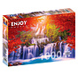 Enjoy Thee Lor Su Waterfall in Autumn, Thailand Puzzle 1000pcs