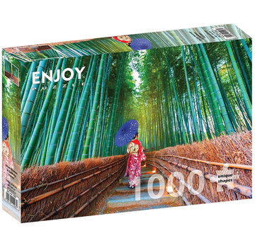 ENJOY Puzzle Enjoy Asian Woman in Bamboo Forest Puzzle 1000pcs