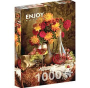 ENJOY Puzzle Enjoy Dahlias and Wine Puzzle 1000pcs