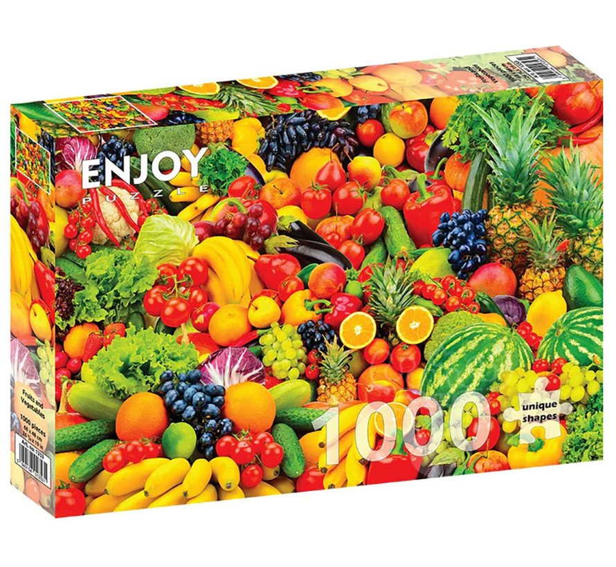 Enjoy Fruits and Vegetables Puzzle 1000pcs