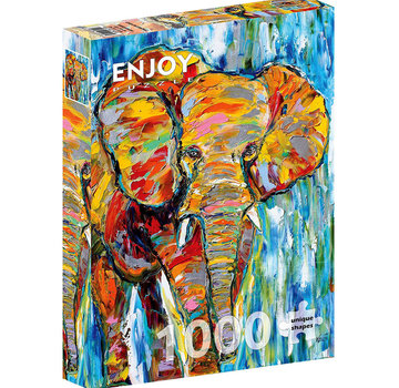 ENJOY Puzzle Enjoy Colorful Elephant Puzzle 1000pcs