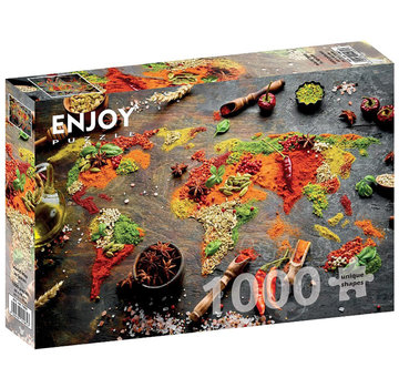 ENJOY Puzzle Enjoy World Map in Spices Puzzle 1000pcs
