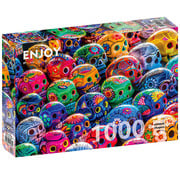 ENJOY Puzzle Enjoy Colorful Skulls Puzzle 1000pcs
