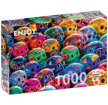 ENJOY Puzzle Enjoy Colorful Skulls Puzzle 1000pcs