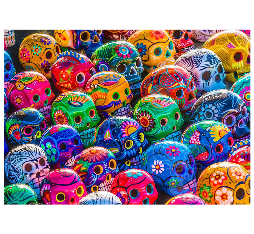 Enjoy Colorful Skulls Puzzle 1000pcs