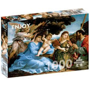 ENJOY Puzzle Enjoy Lorenzo Lotto: Madonna and Child with Saints Catherine and Thomas Puzzle 1000pcs