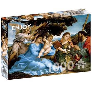 ENJOY Puzzle Enjoy Lorenzo Lotto: Madonna and Child with Saints Catherine and Thomas Puzzle 1000pcs