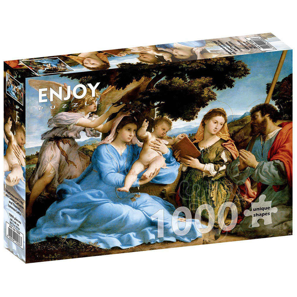 Enjoy Lorenzo Lotto Madonna and Child with Saints Catherine and Thomas Puzzle 1000pcs Puzzles